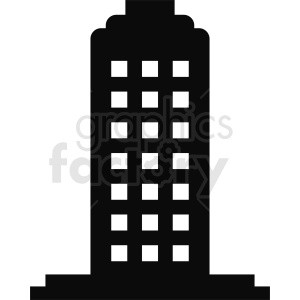 tall office building vector clipart