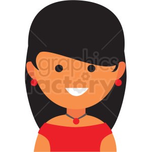 female actor icon vector clipart