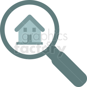   house searching icon vector 