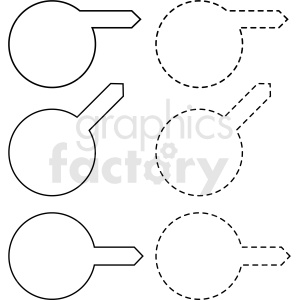 Flow Diagram with Circles and Arrows