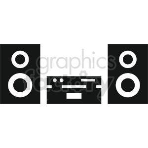 stereo vector icon graphic clipart 4