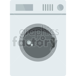 home washing machine vector icon graphic clipart 3