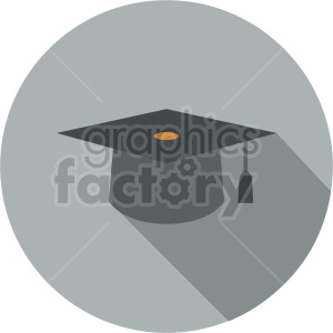 A clipart image of a graduation cap, symbolizing education and graduation.