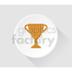 trophy icon vector clipart