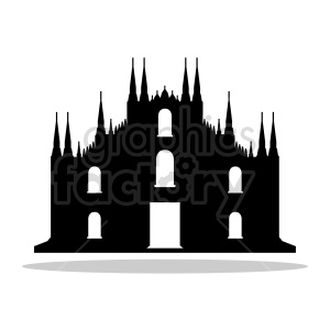 Duomo di Milano vector clipart