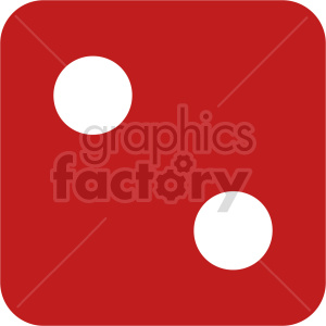 red dice vector clipart