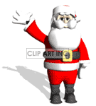 animated 3D Santa