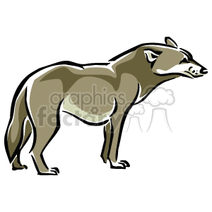 Stylized Wolf