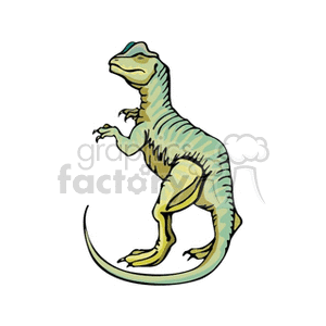 Stylized Theropod Dinosaur
