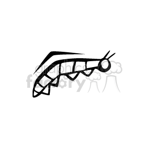 Stylized Insect - Black and White