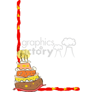 cake borders clip art