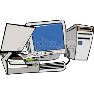 Desktop Computer and Scanner