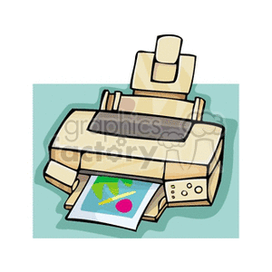 Printer with Colorful Printout