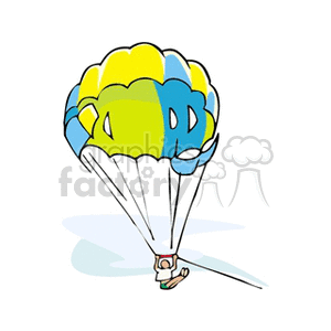 Colorful Parachute Skydiving