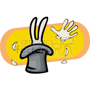 Magic Trick with Hat and Rabbit Ears