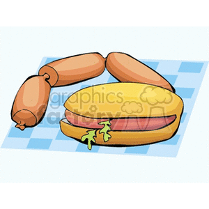 Sandwich and Sausage