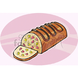 Loaf of fruit bread