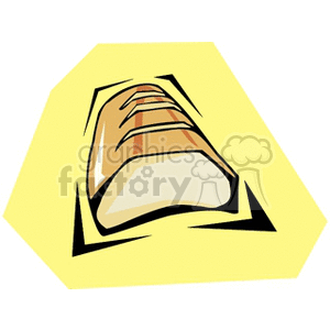 Illustration of a Fresh Loaf of Bread