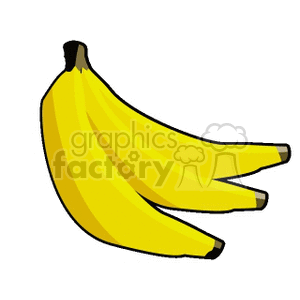 Cartoon Yellow Bananas