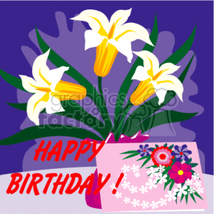 Happy Birthday Flower Pot Image