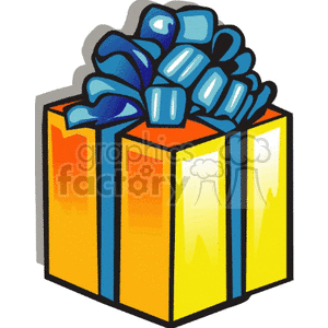 cartoon Christmas gift clipart. #142878 | Graphics Factory