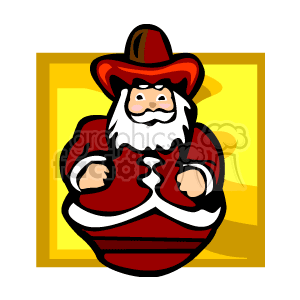 Western Style Santa Claus