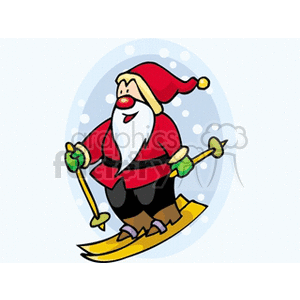 Santa Claus Skiing