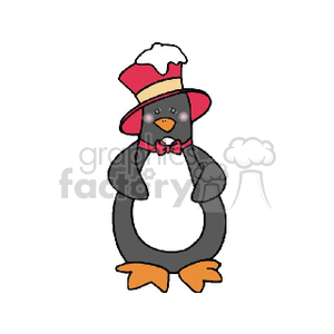 Festive Christmas Penguin