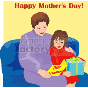 Mother's Day Featuring Grandmother and Child