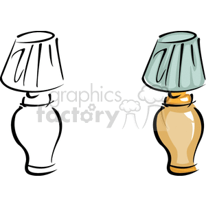 Table Lamps: Black and White & Color