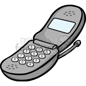 Cartoon cell phone