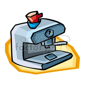 Clipart image of a coffee maker machine in a kitchen setting.