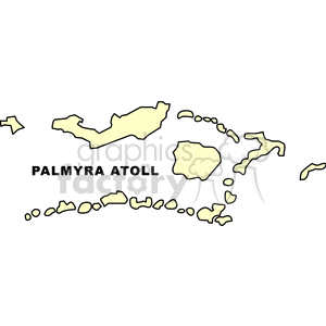 Palmyra Atoll Map