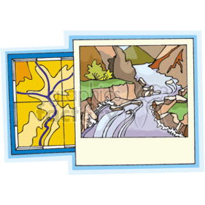 Illustrated River Maps - Abstract and Detailed Styles