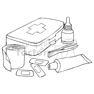 First Aid Kit with Medical Supplies
