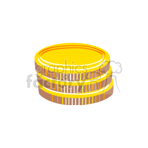 Gold Coin Stack