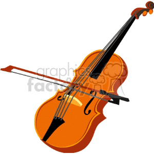 Violin and Bow - Musical Instrument