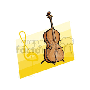 Cello and Treble Clef