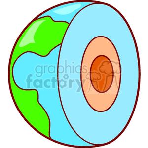 Earth Layers Cross-Section