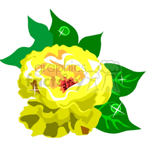 Yellow Peony or Chrysanthemum