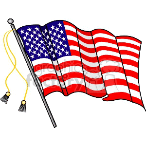 United States of America flag clipart. Royalty-free GIF, JPG, EPS, SVG