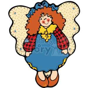 Country Style Angel Doll