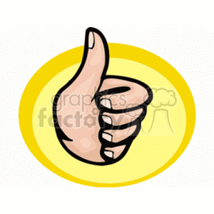 Thumbs Up Hand Gesture