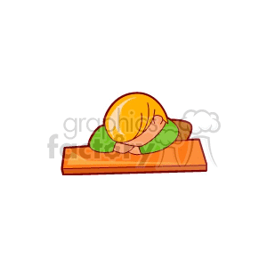 A Child With Its Head On A Desk Clipart Royalty Free Gif Jpg