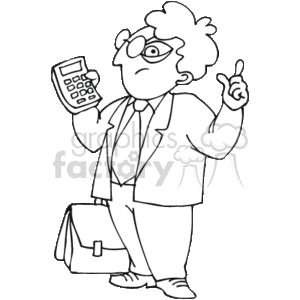 Math Teacher Cartoon Character