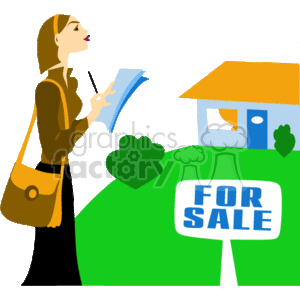 Female realtor