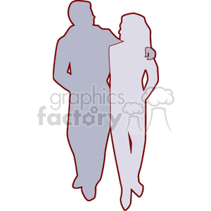 Romantic Couple Silhouette