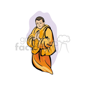 Monk Praying