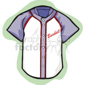 Baseball jersey clipart. Royalty-free 