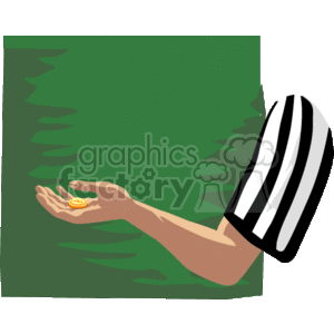 Football Referee Coin Toss